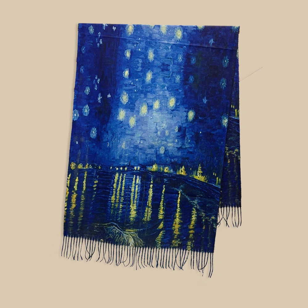 Coastal Impression Tassel Shawl - Eastern Aura product image 21