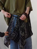 Paisley Ramie Side-Tie Skirt - Eastern Aura product image 6