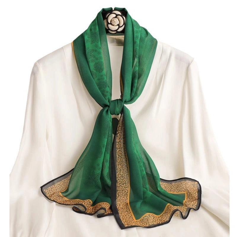 Linework Long Art Scarf - Eastern Aura product image 5