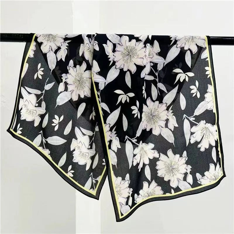 Linework Long Art Scarf - Eastern Aura product image 6