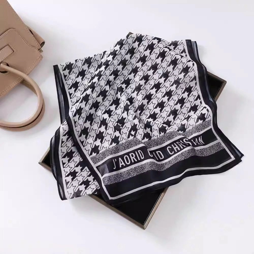 Linework Long Art Scarf - Eastern Aura product image 19