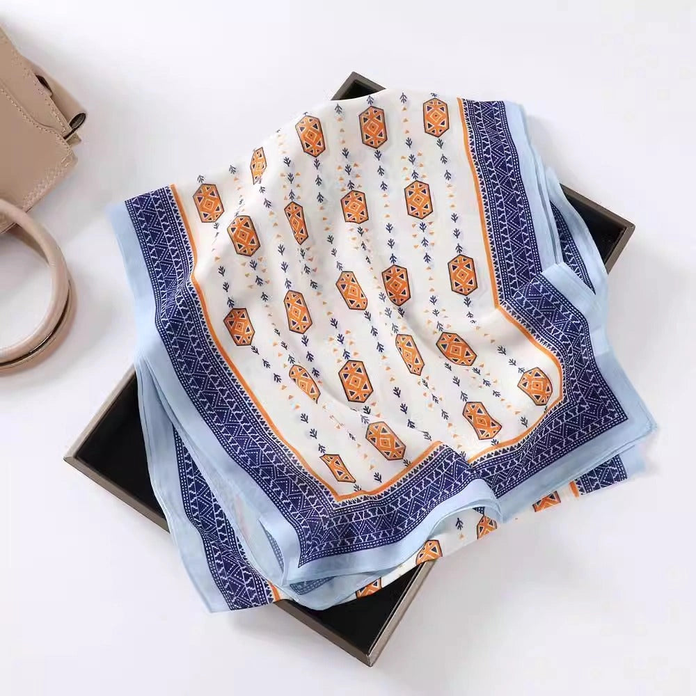 Linework Long Art Scarf - Eastern Aura product image 31