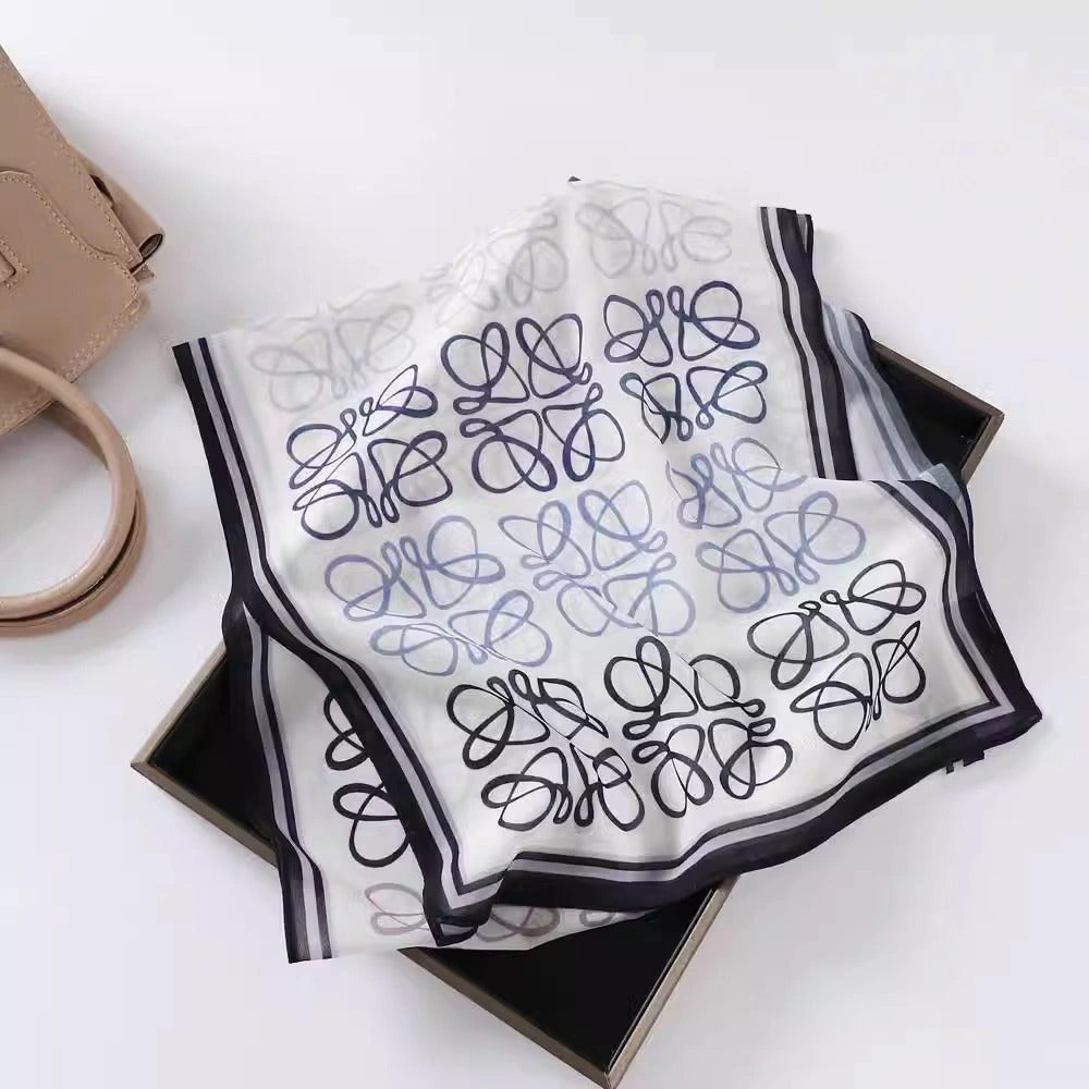 Linework Long Art Scarf - Eastern Aura product image 42