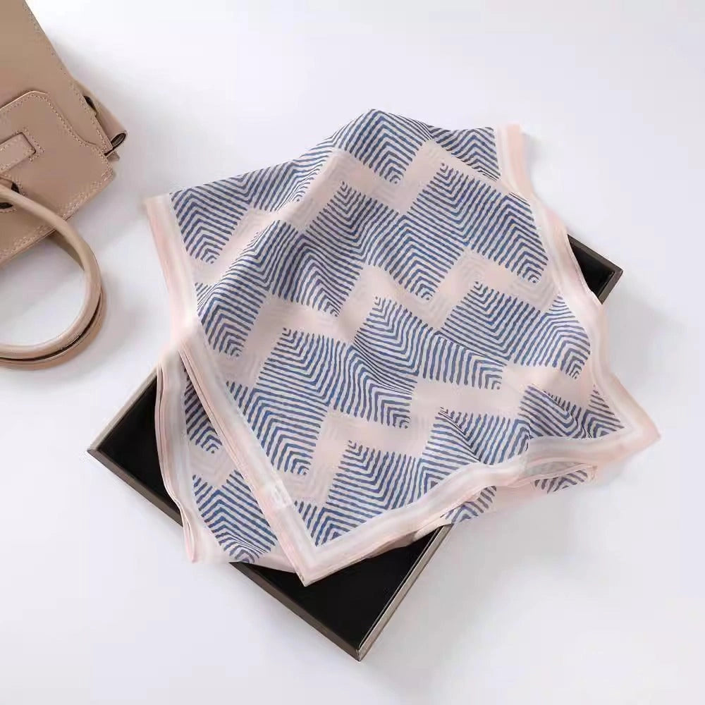 Linework Long Art Scarf - Eastern Aura product image 45