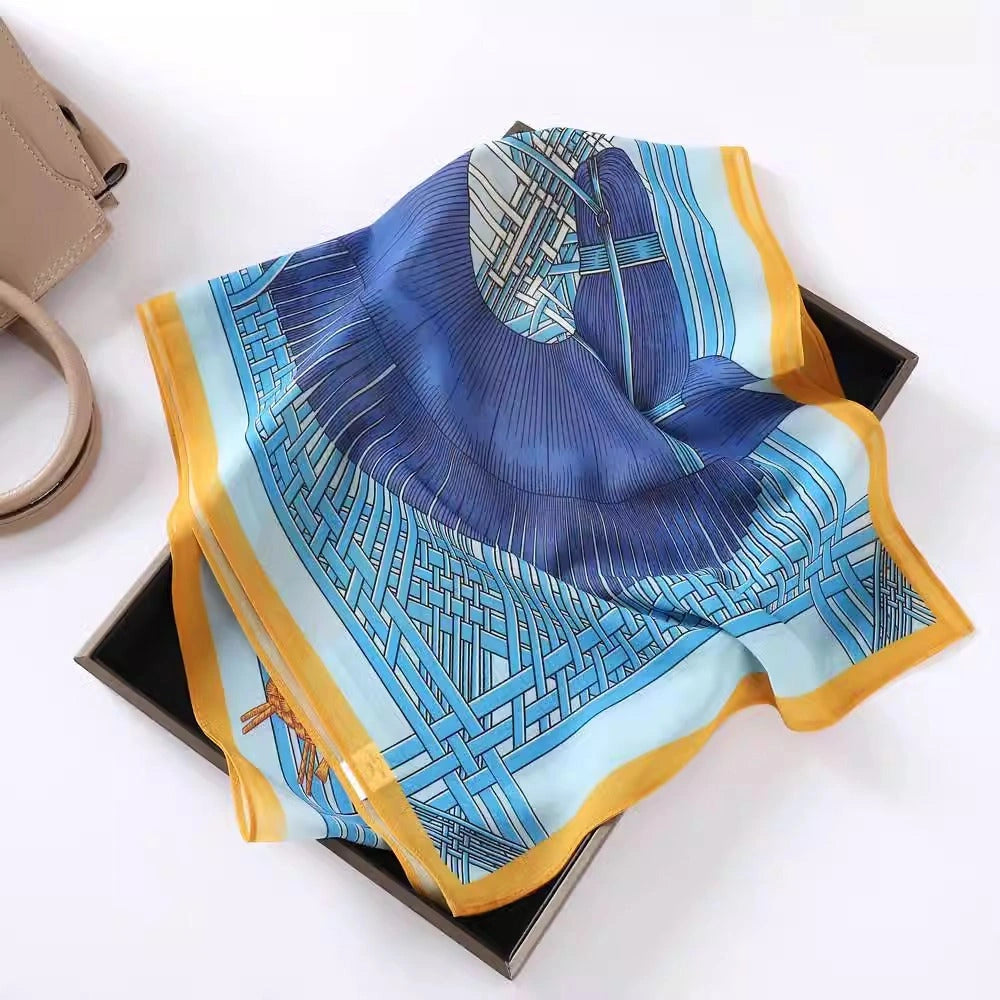 Linework Long Art Scarf - Eastern Aura product image 51
