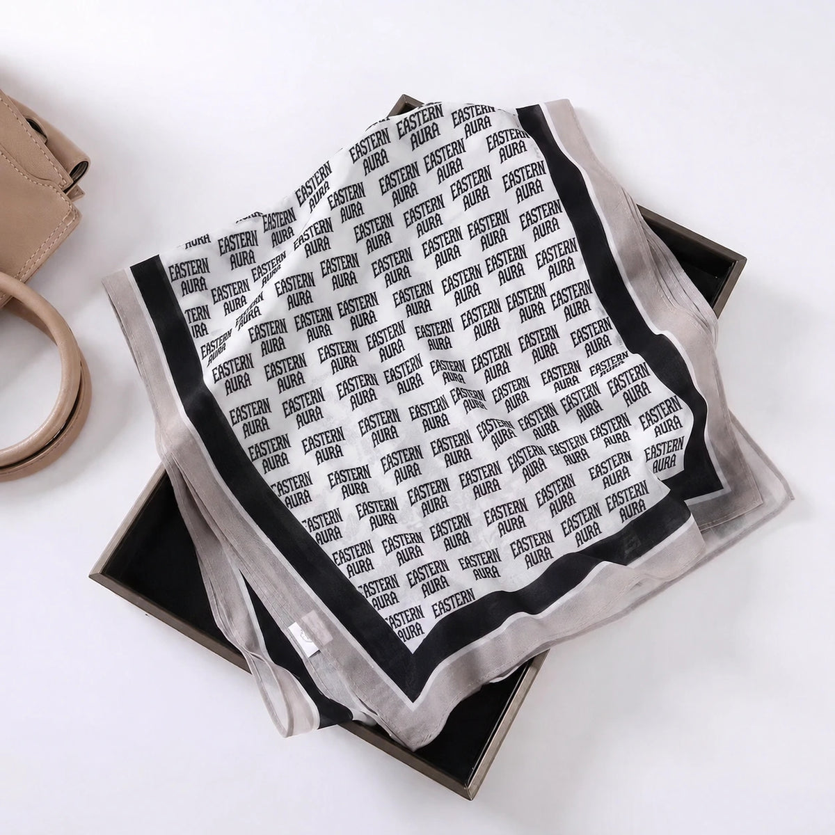 Linework Long Art Scarf - Eastern Aura product image 52