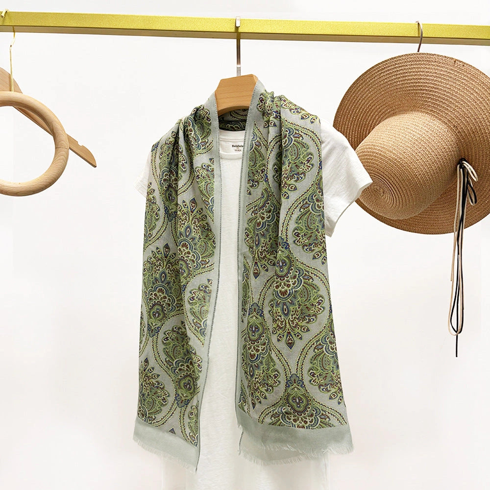 Paisley Cashmere Scarf - Eastern Aura product image 3