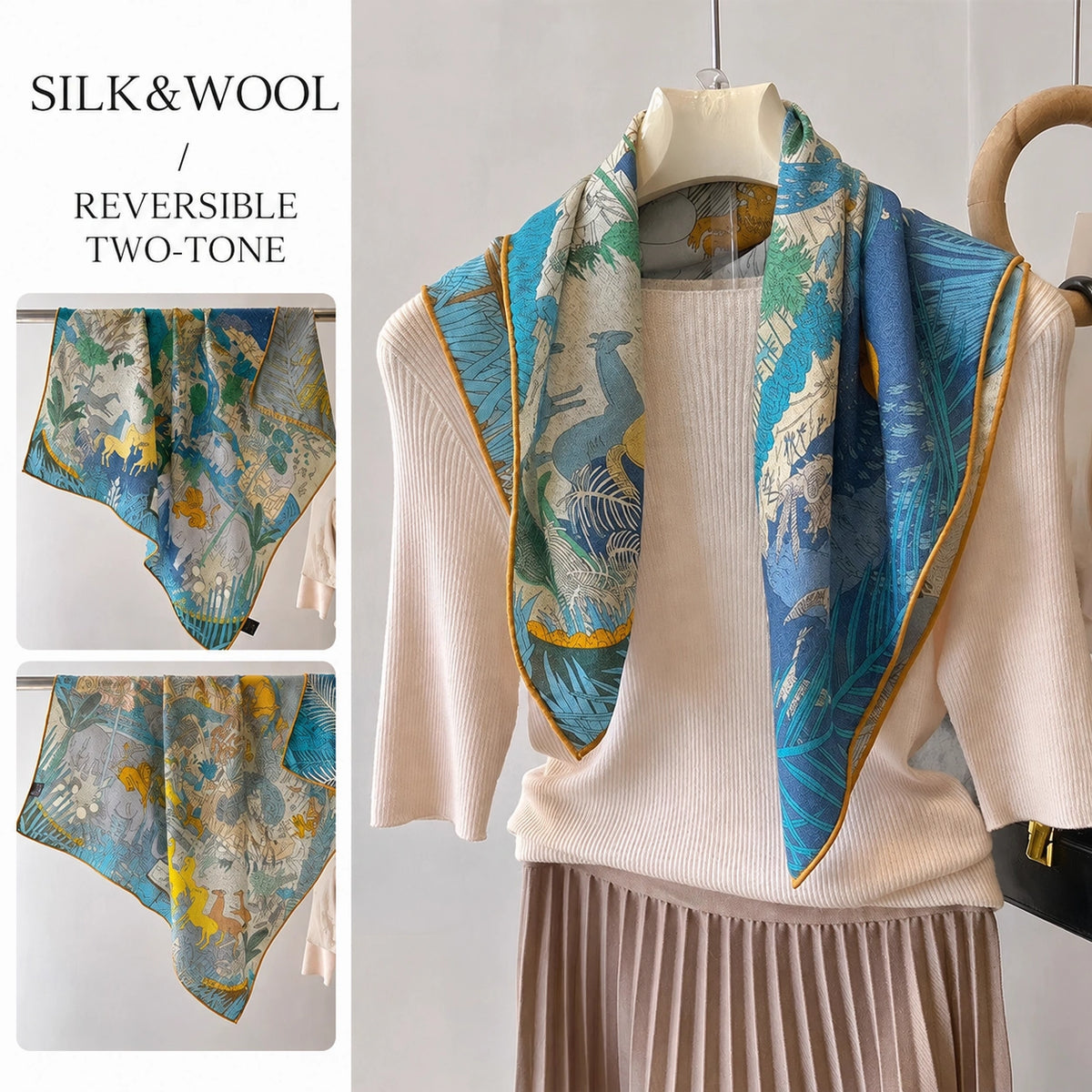 Double-Tone Lightweight Wrap - Eastern Aura product image 18
