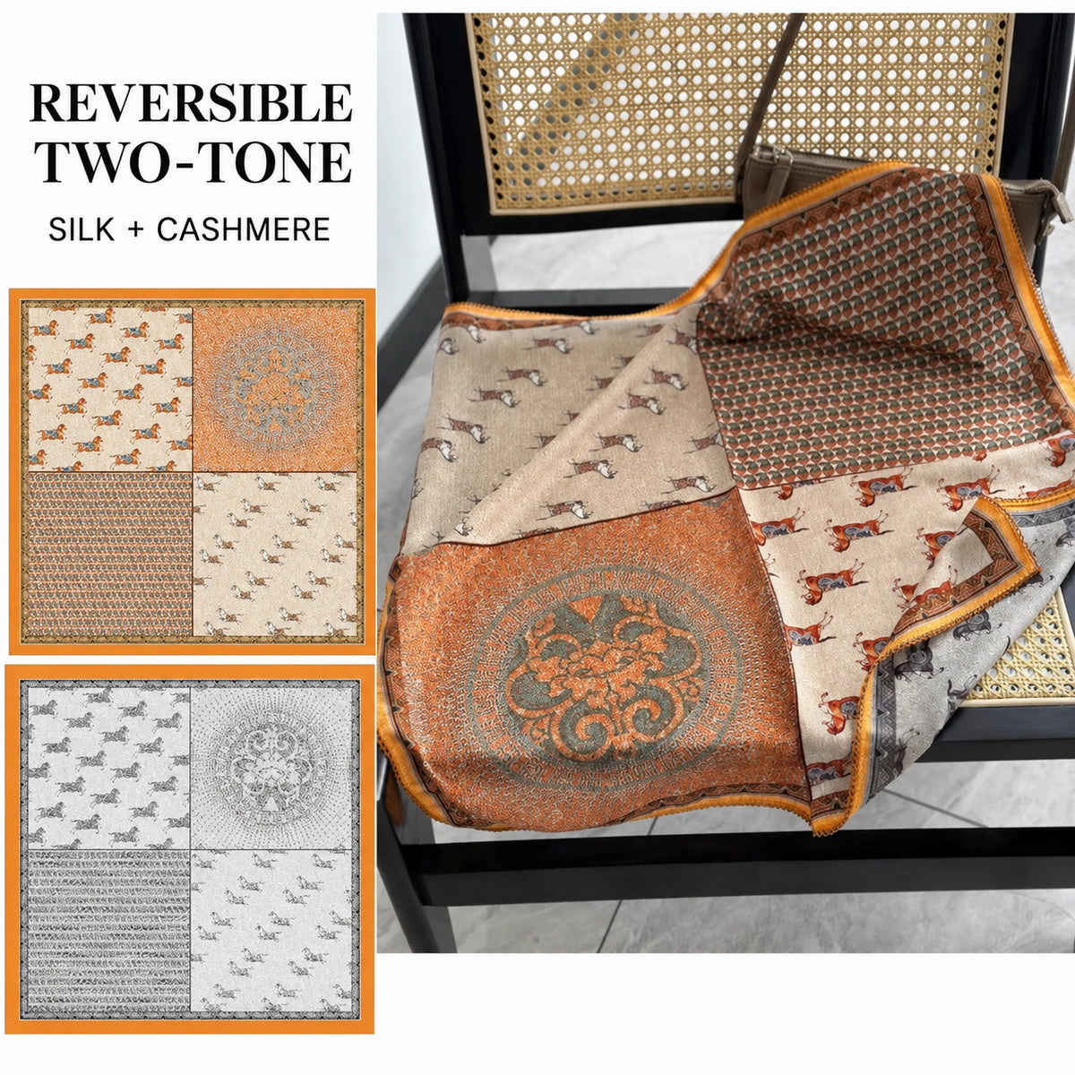 Double-Tone Lightweight Wrap - Eastern Aura product image 25