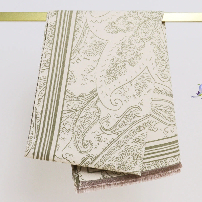 Double-Sided Soft-Woven Winter Shawl - Eastern Aura product image 18