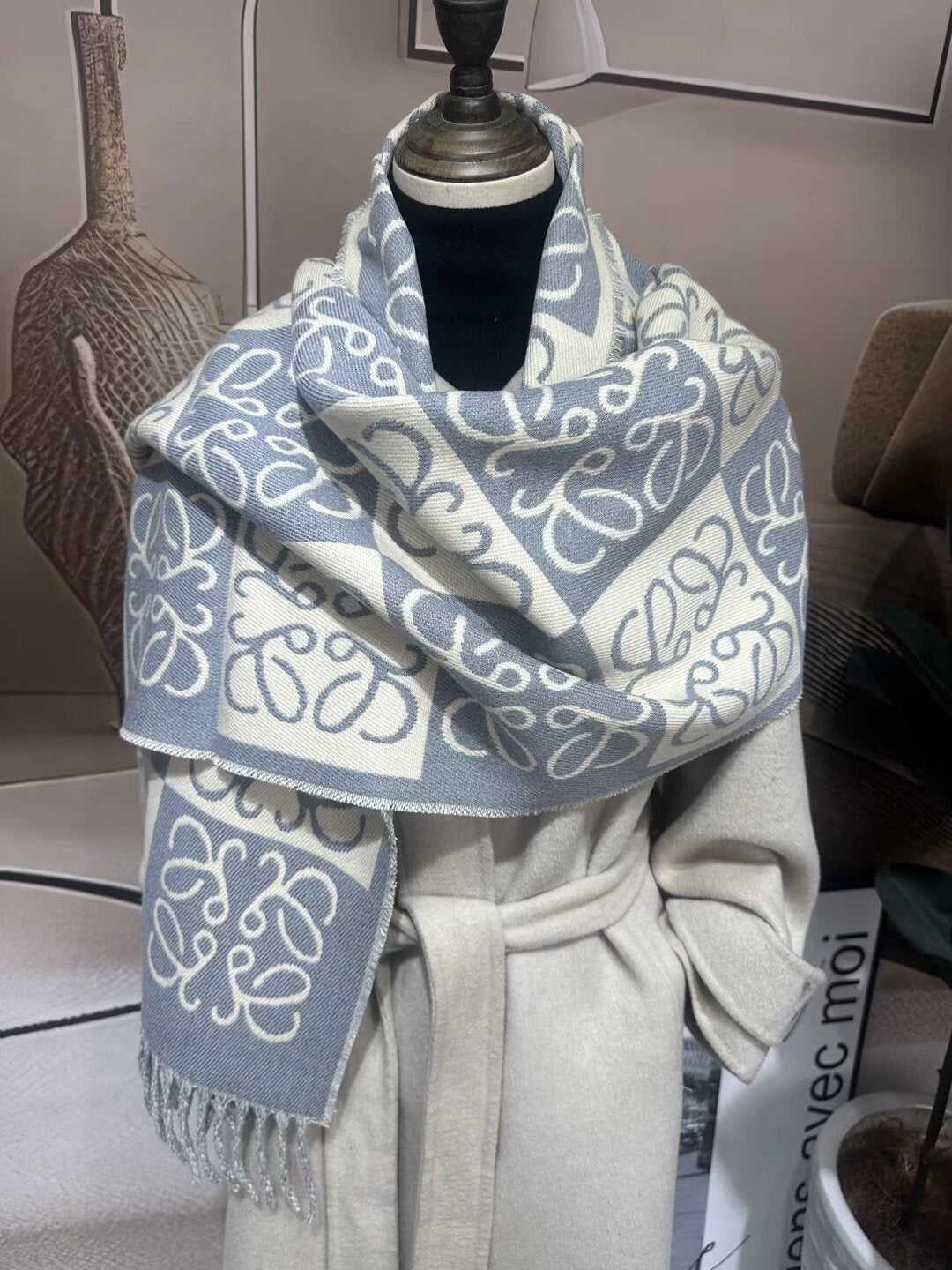 Celestial Motif Soft-Woven Shawl - Eastern Aura product image 9
