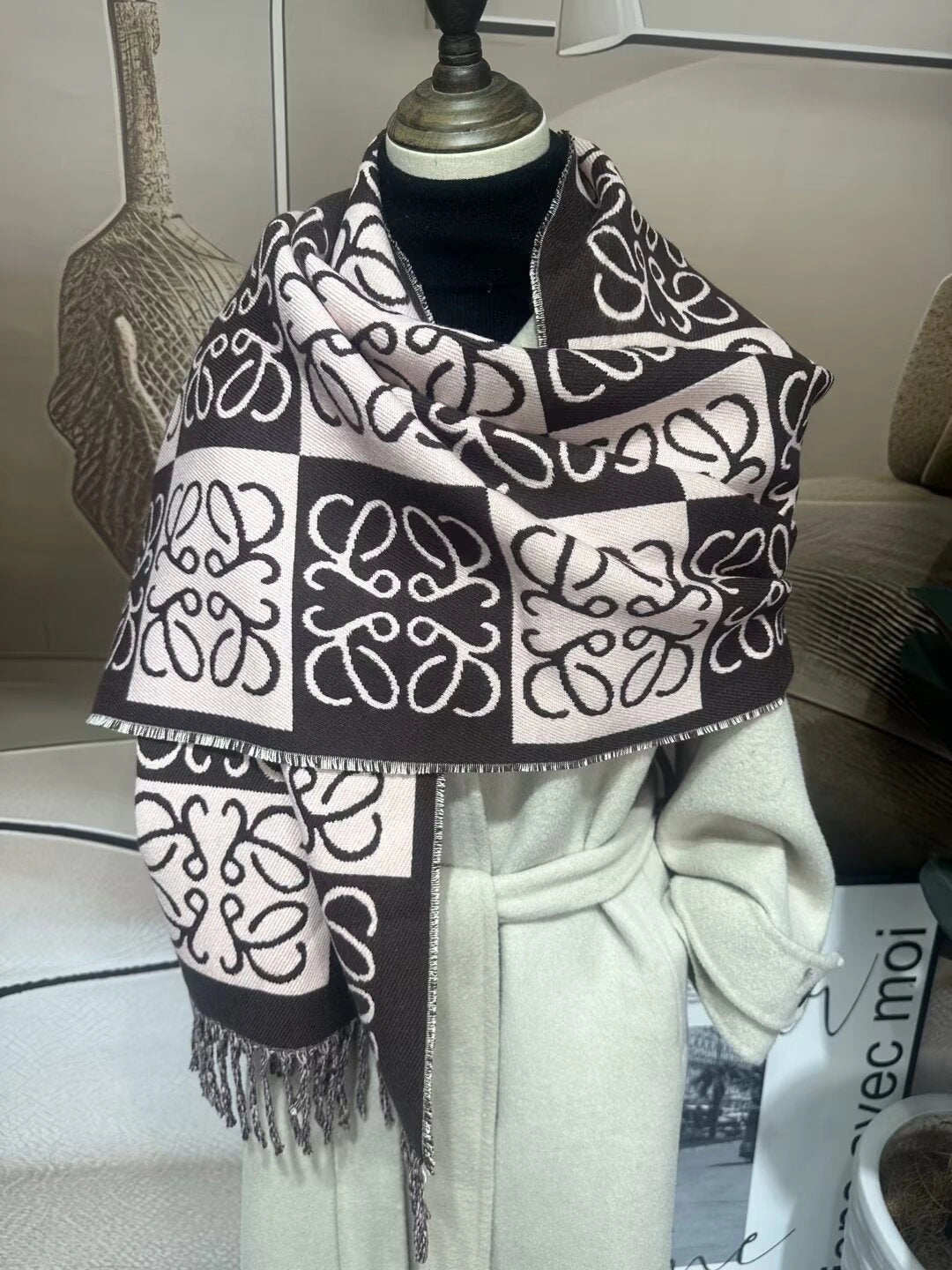 Celestial Motif Soft-Woven Shawl - Eastern Aura product image 10