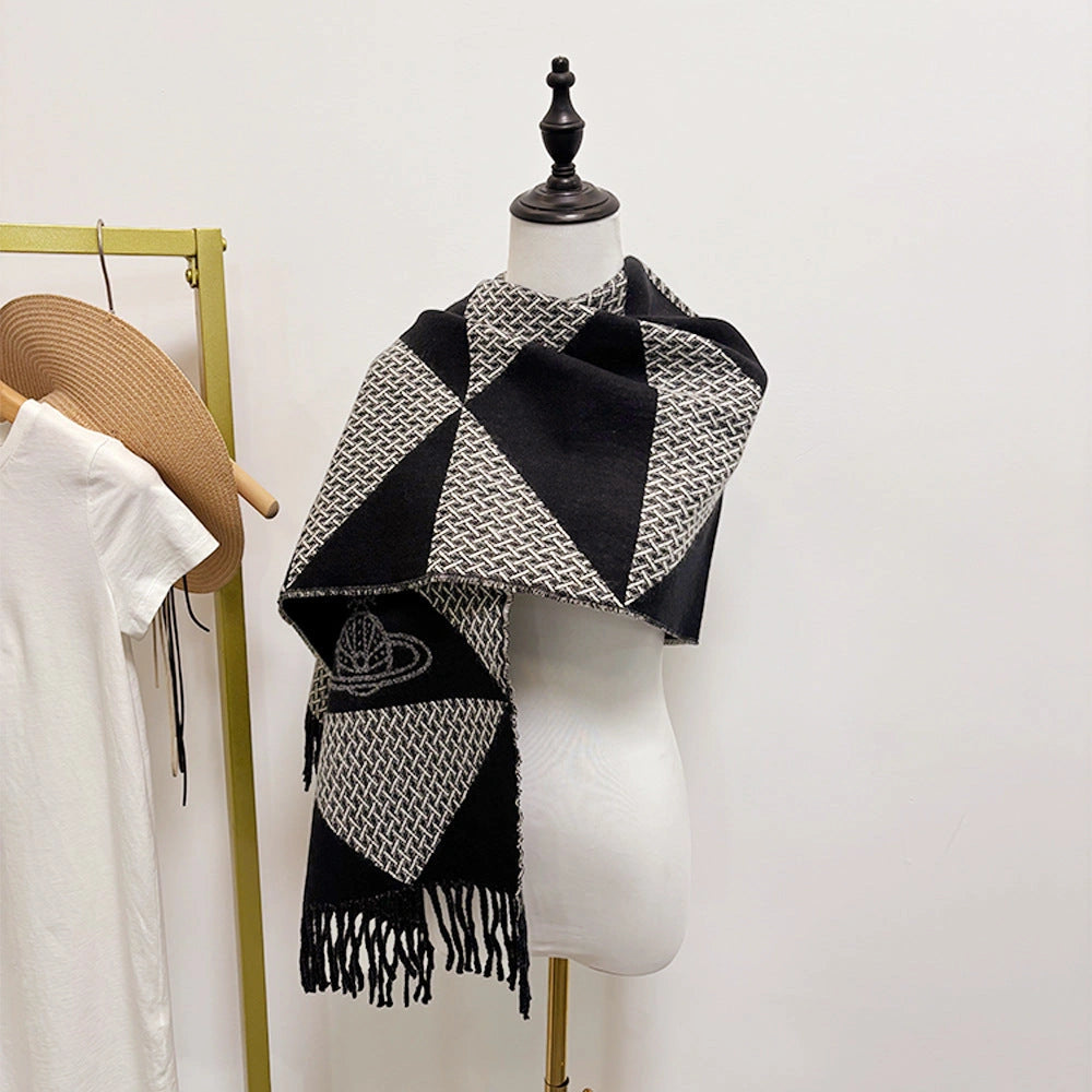 Celestial Motif Soft-Woven Shawl - Eastern Aura product image 14