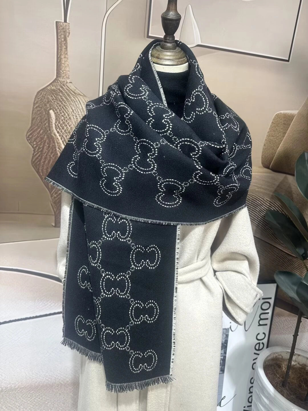 Celestial Motif Soft-Woven Shawl - Eastern Aura product image 16