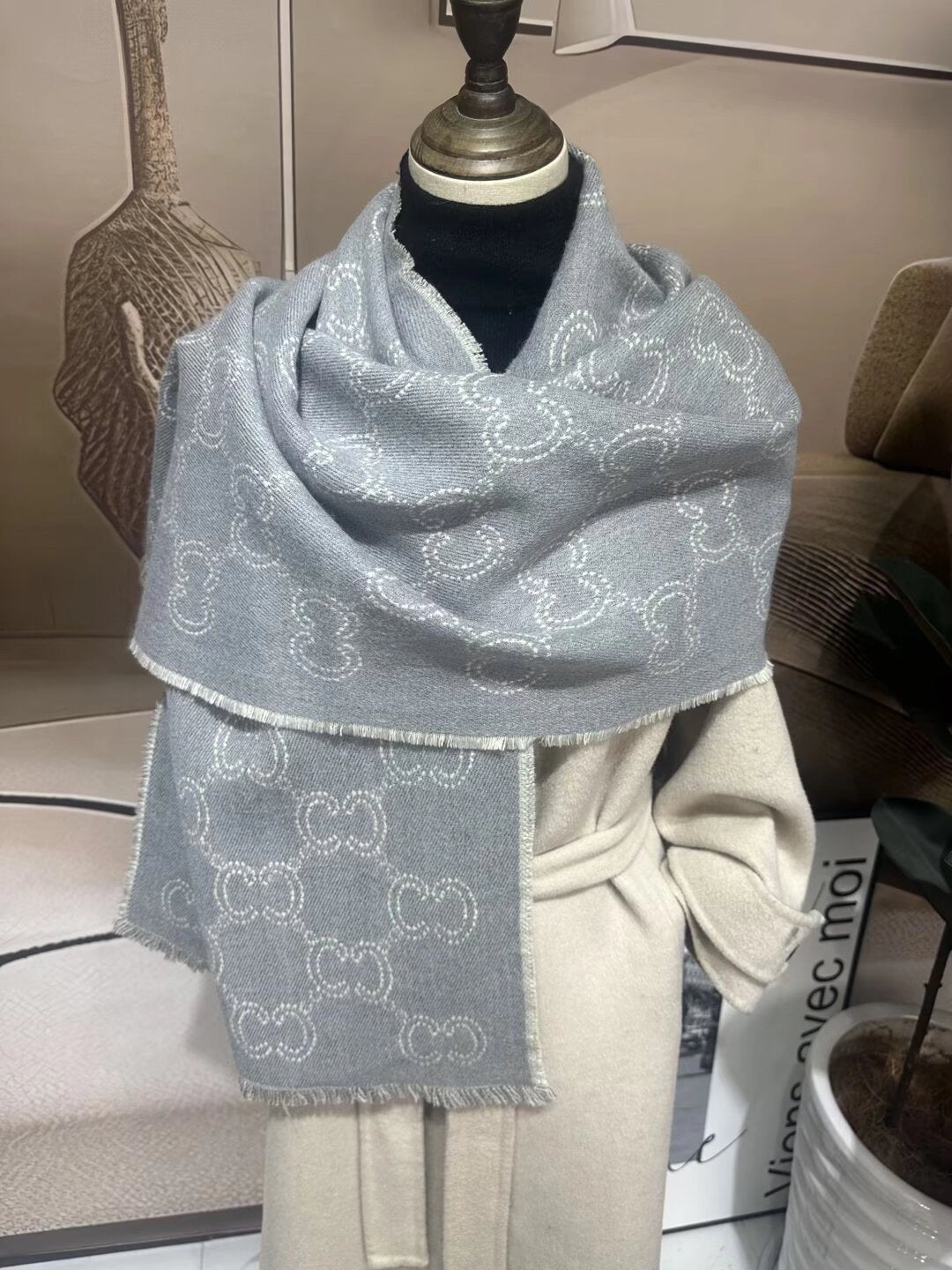 Celestial Motif Soft-Woven Shawl - Eastern Aura product image 19