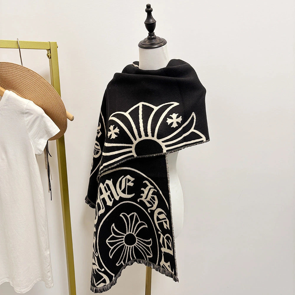Celestial Motif Soft-Woven Shawl - Eastern Aura product image 21