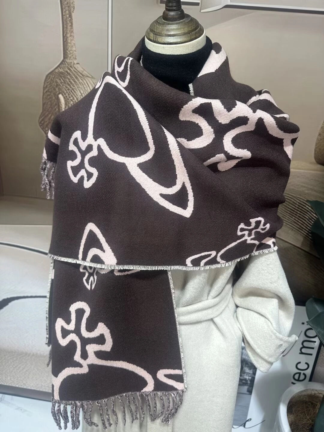 Celestial Motif Soft-Woven Shawl - Eastern Aura product image 29