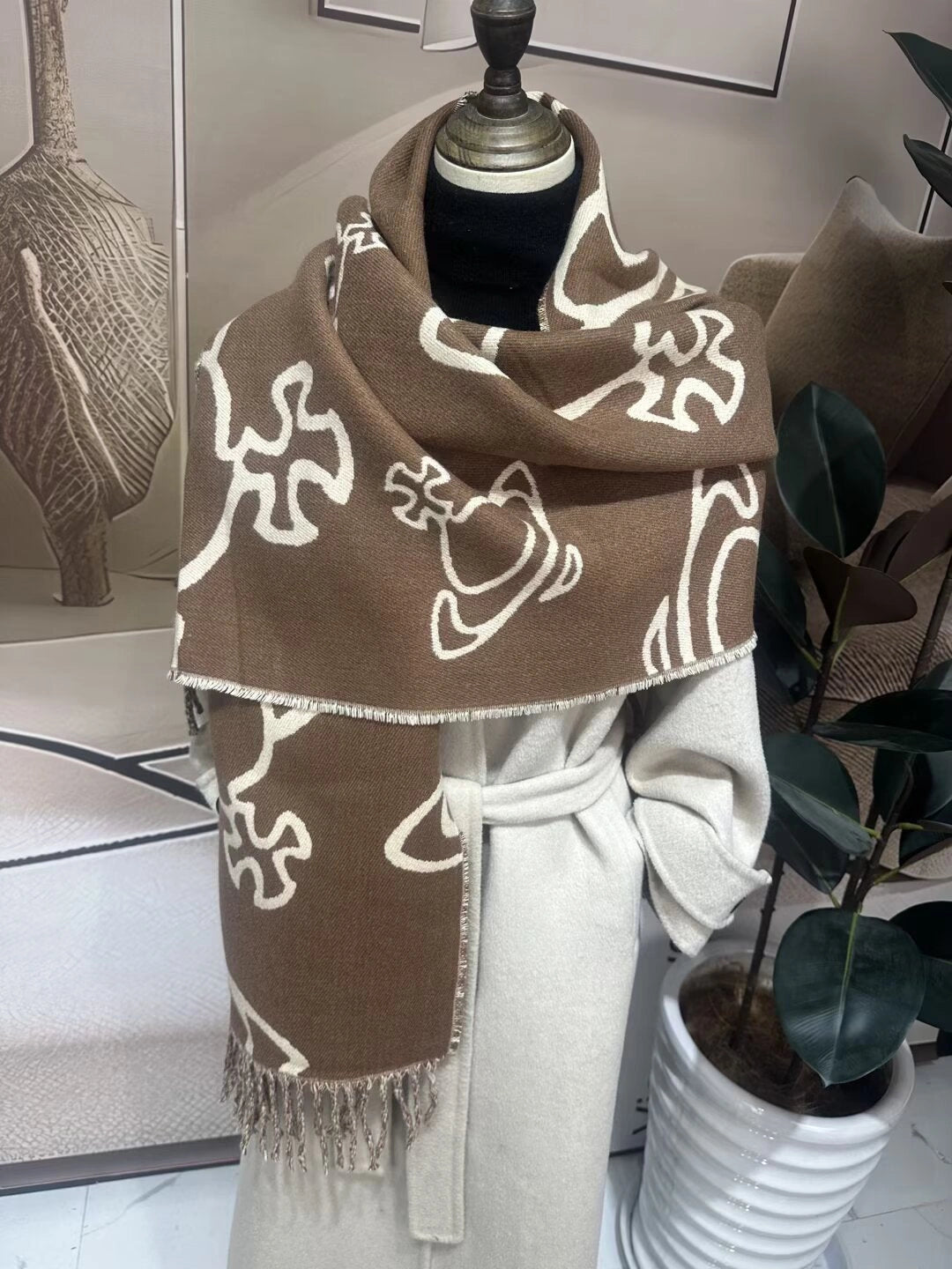 Celestial Motif Soft-Woven Shawl - Eastern Aura product image 30