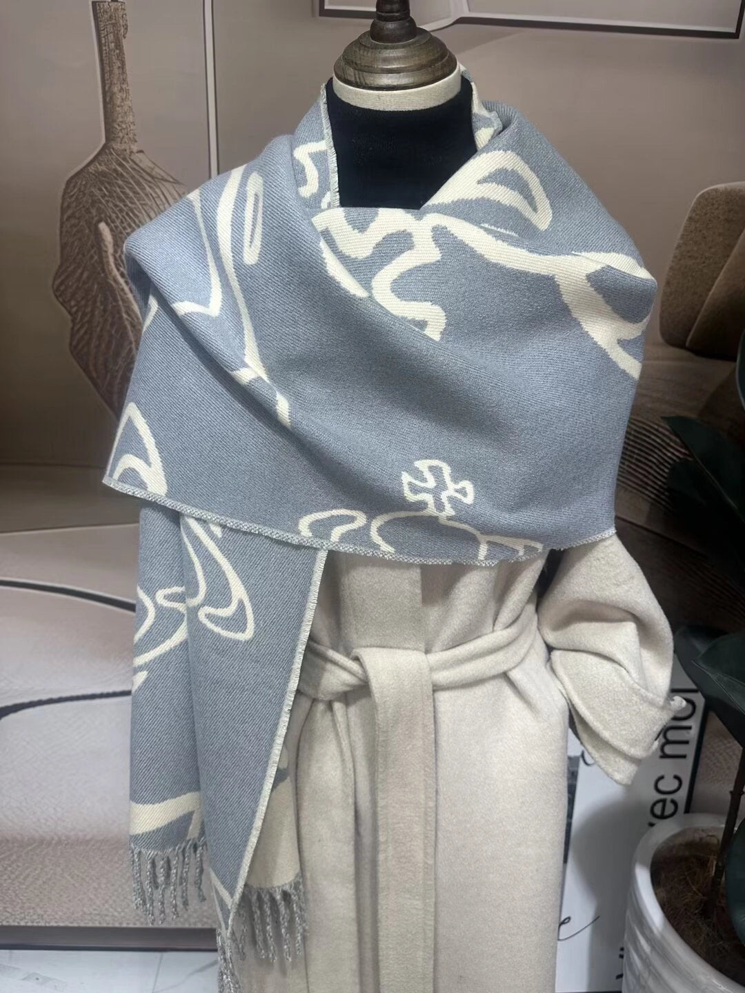 Celestial Motif Soft-Woven Shawl - Eastern Aura product image 31