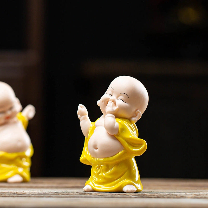 Laughing Buddha Ceramic Sculpture - Eastern Aura product image 3