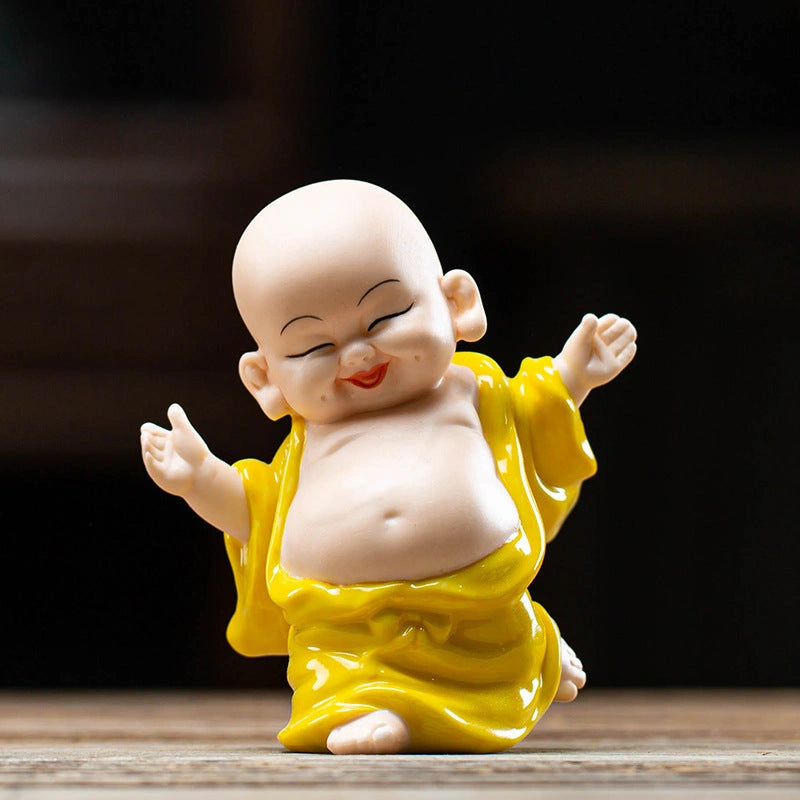 Laughing Buddha Ceramic Sculpture - Eastern Aura product image 8