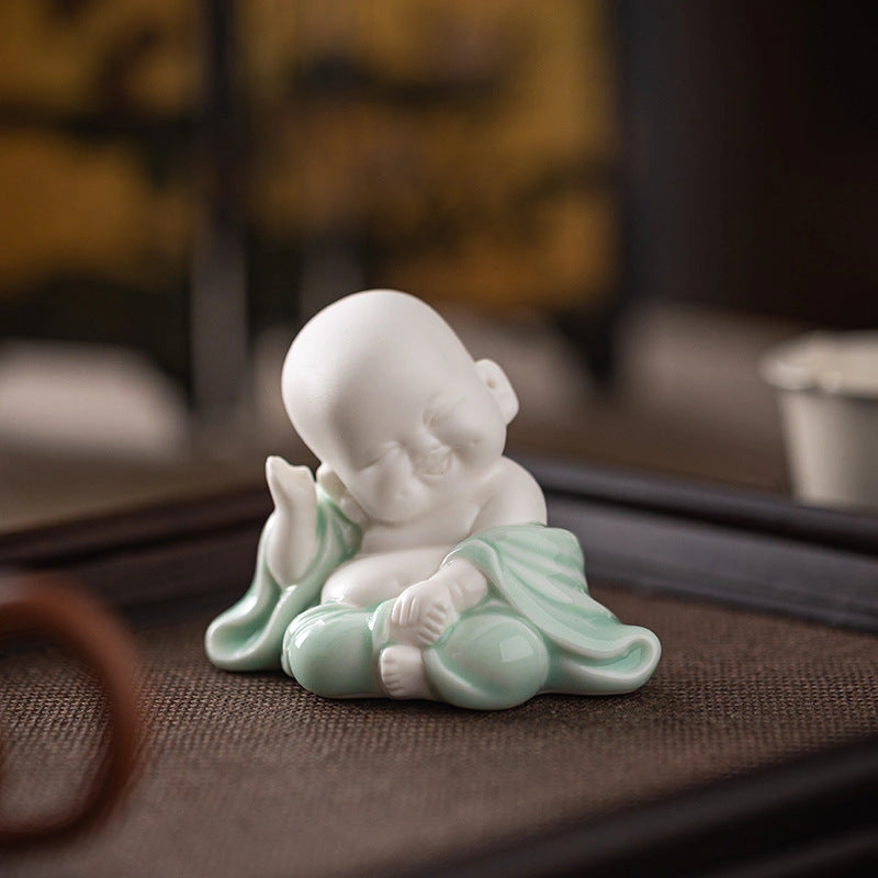 Joyful Maitreya Ceramic Sculpture - Eastern Aura product image 4