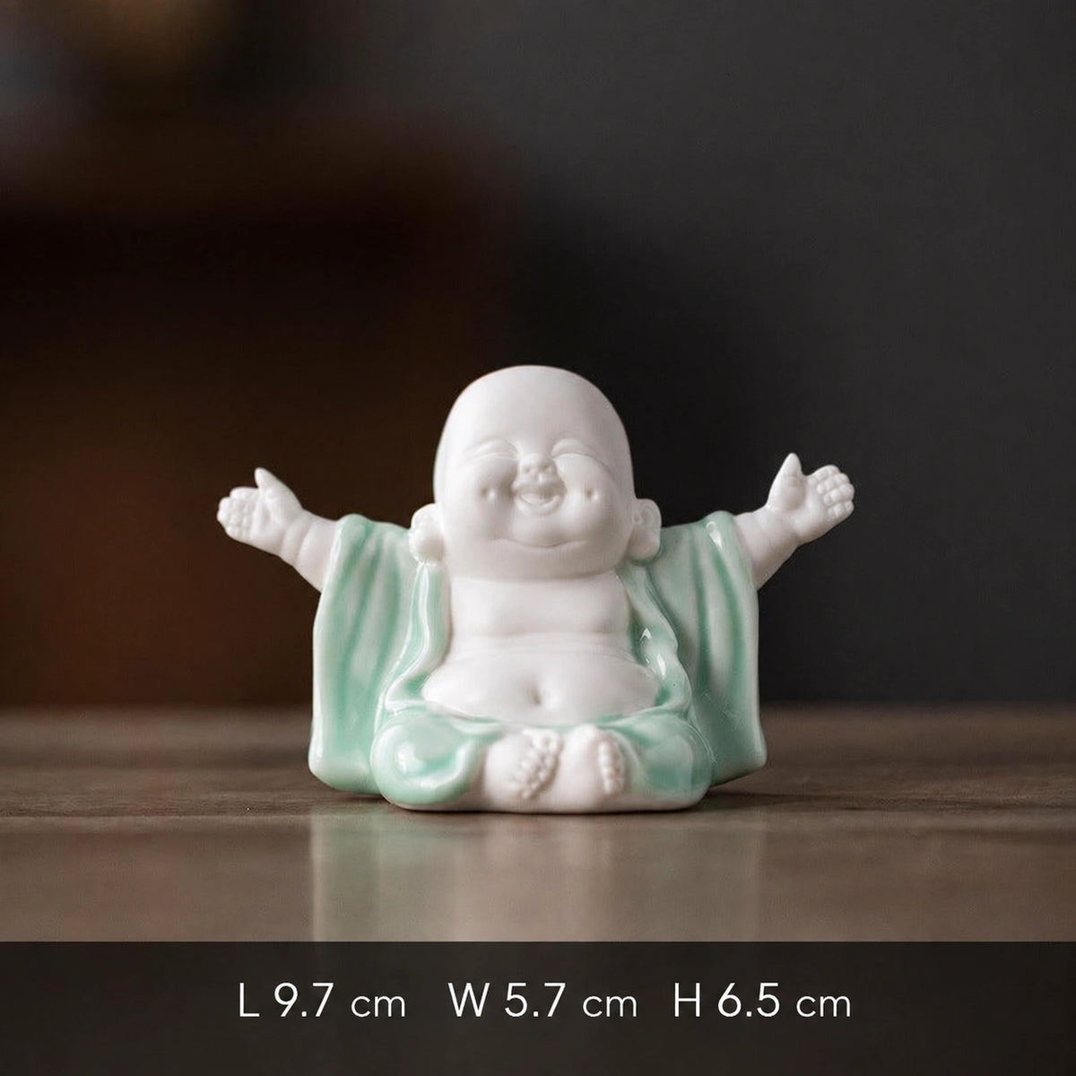 Joyful Maitreya Ceramic Sculpture - Eastern Aura product image 6