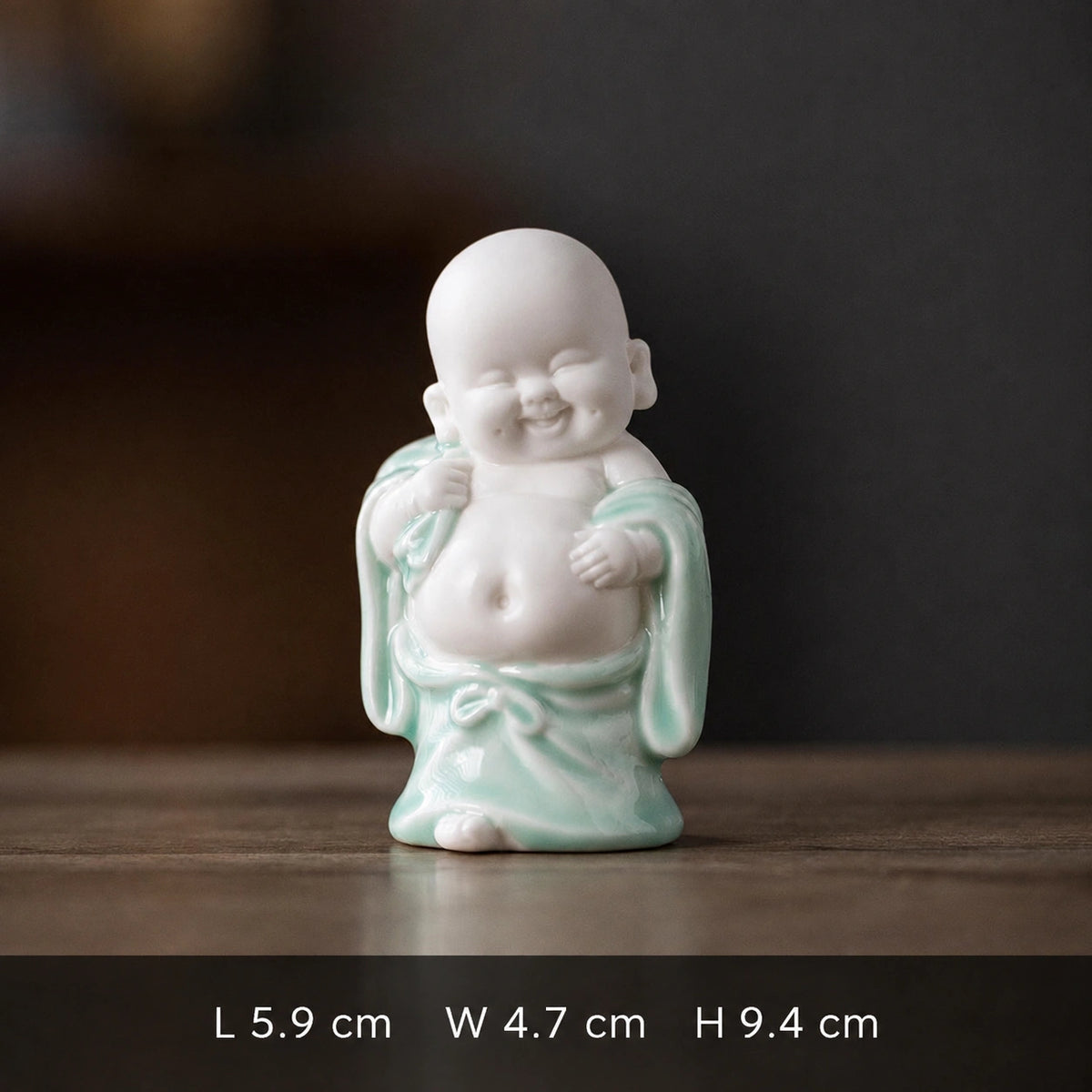 Joyful Maitreya Ceramic Sculpture - Eastern Aura product image 11