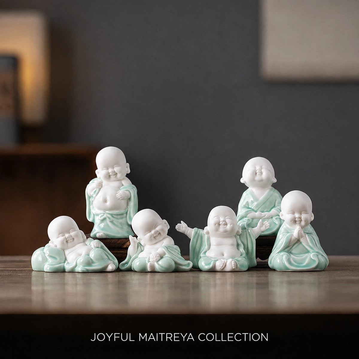Joyful Maitreya Ceramic Sculpture - Eastern Aura product image 12