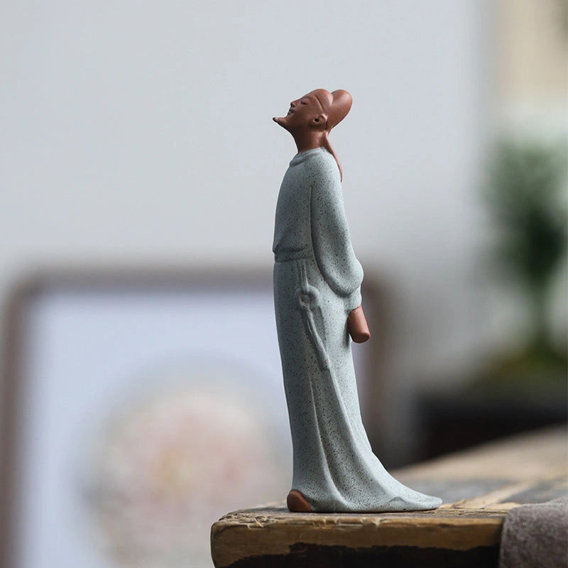 Li Bai Ceramic Scholar Sculpture - Eastern Aura product image 3