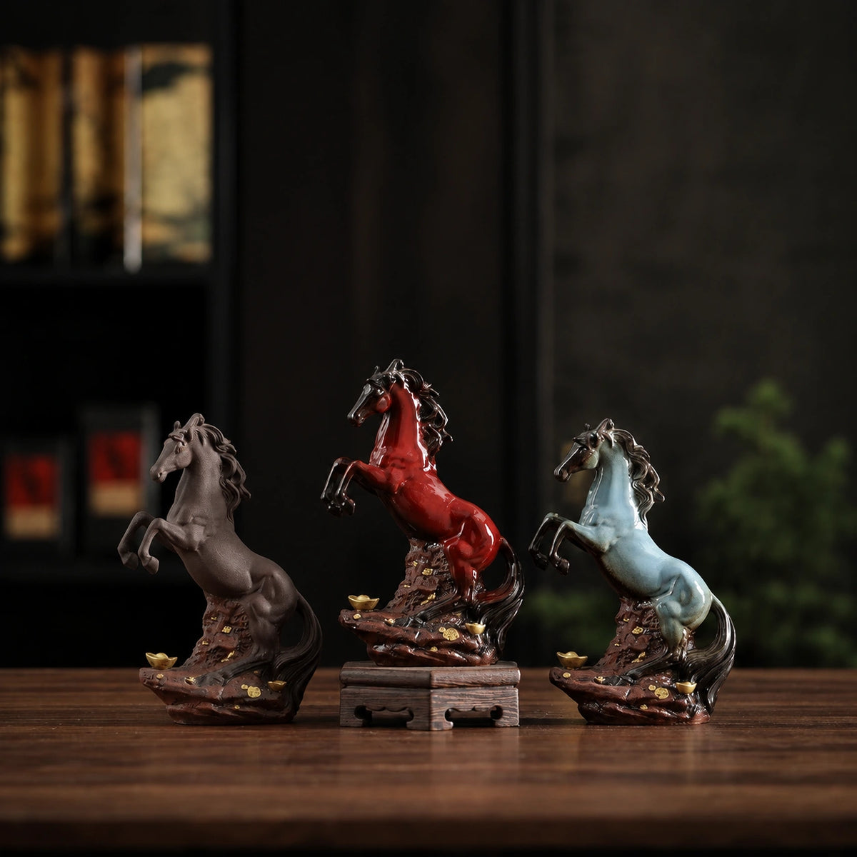Auspicious Horse Ceramic Sculpture - Eastern Aura detail image 2