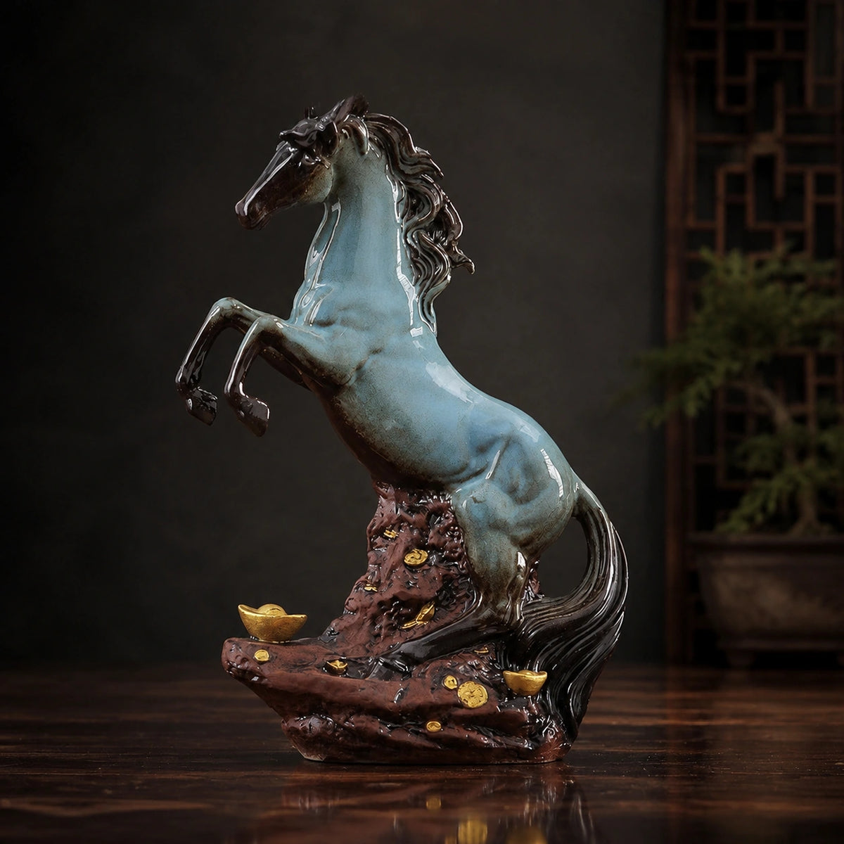Auspicious Horse Ceramic Sculpture - Eastern Aura product image 3