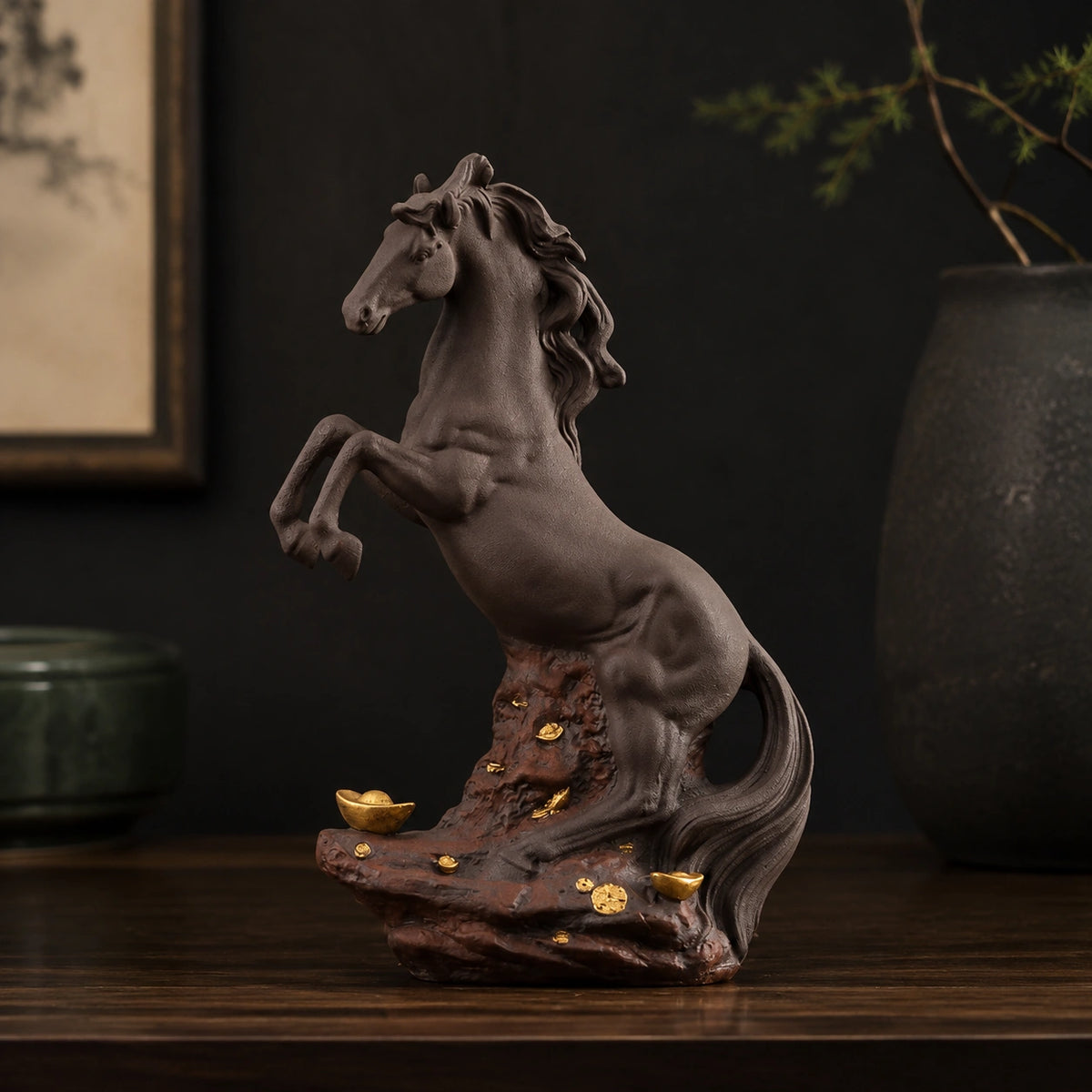 Auspicious Horse Ceramic Sculpture - Eastern Aura product image 5