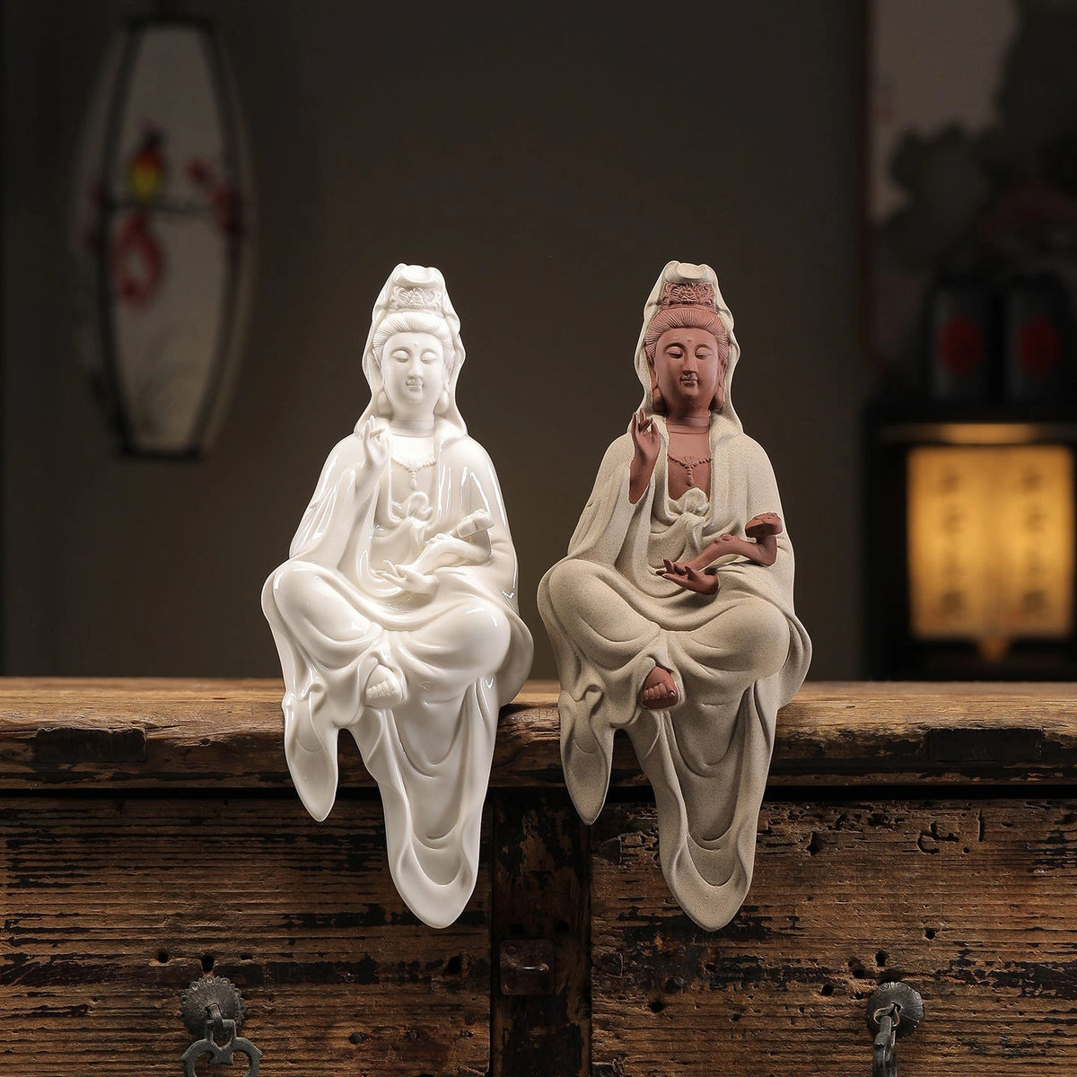 Guanyin Purple Clay Sculpture - Eastern Aura product image 3