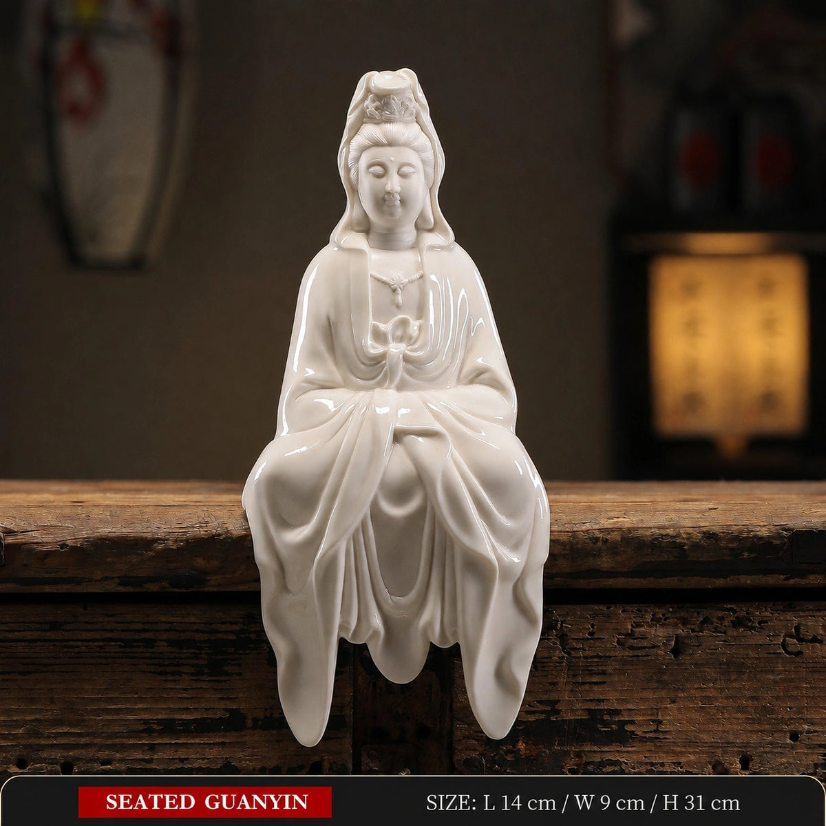 Guanyin Purple Clay Sculpture - Eastern Aura product image 7
