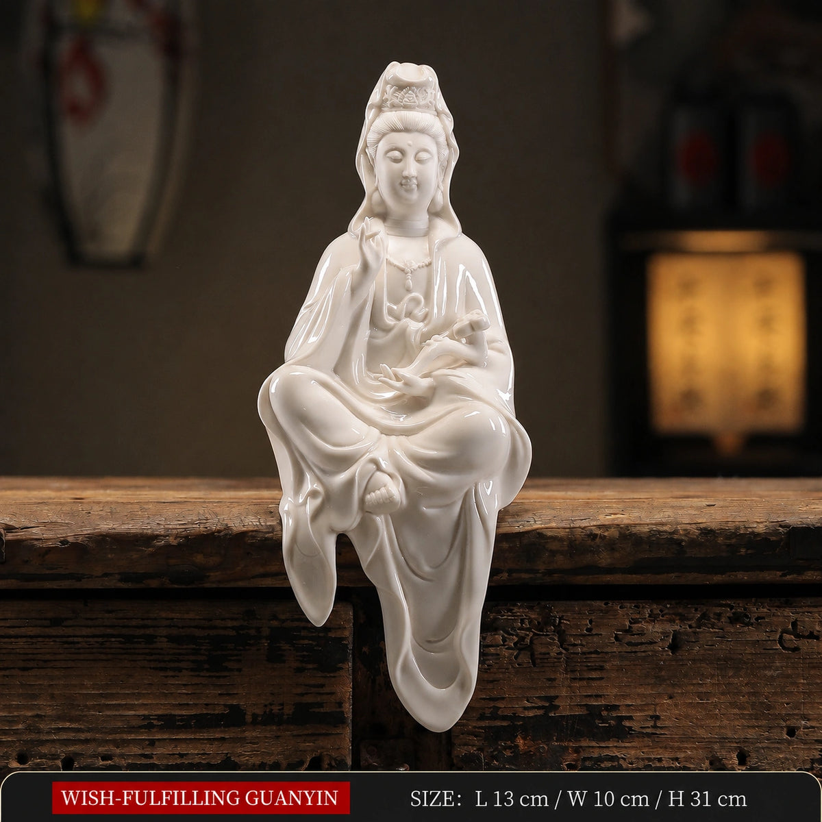Guanyin Purple Clay Sculpture - Eastern Aura product image 8