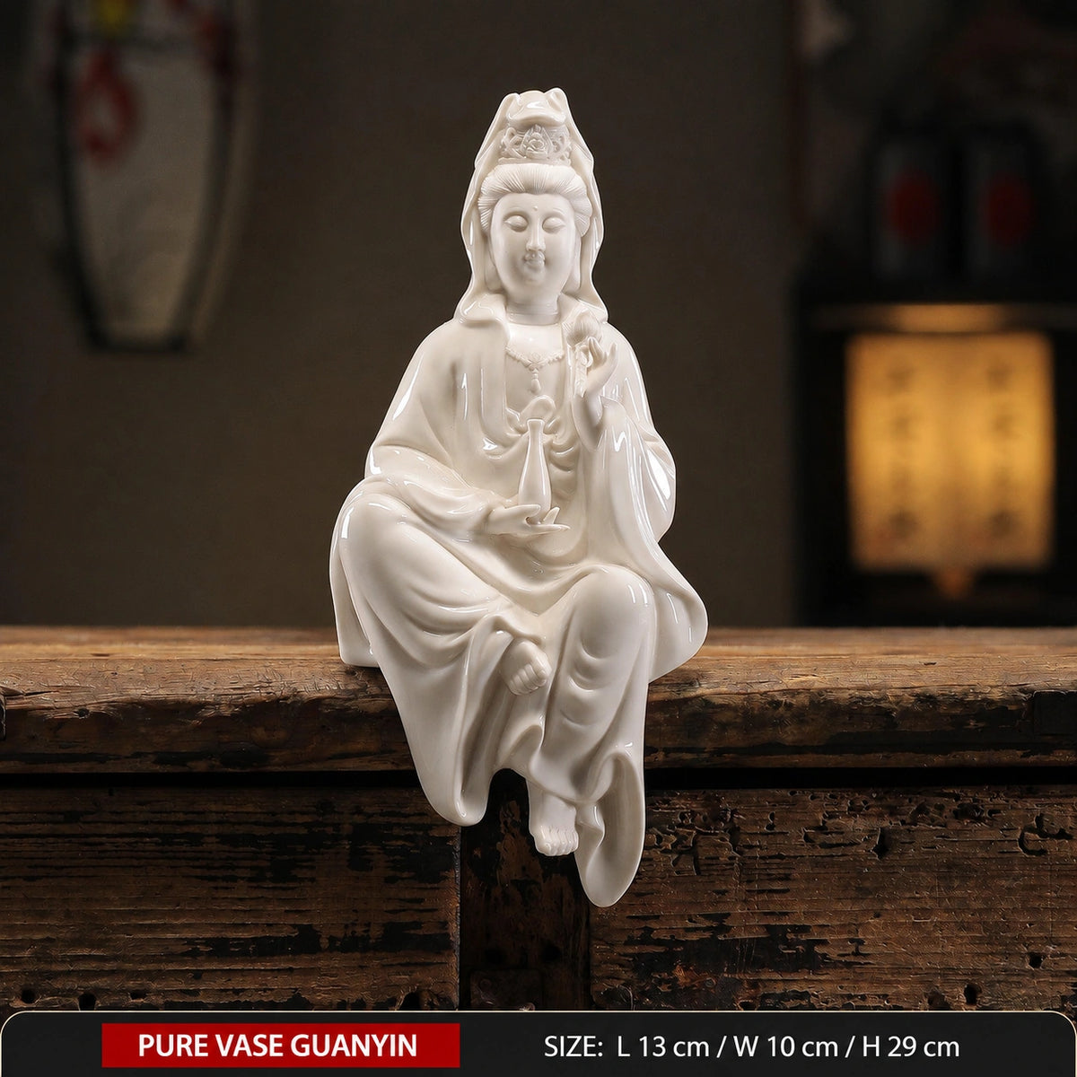 Guanyin Purple Clay Sculpture - Eastern Aura product image 9