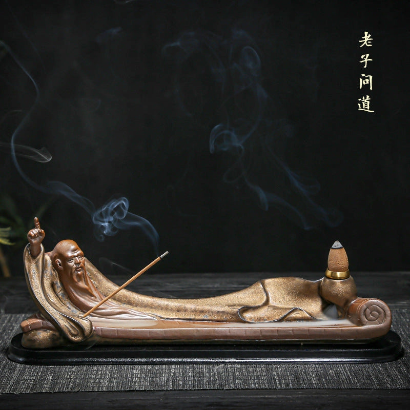 Meditation Cascade Backflow Incense Burner - Eastern Aura hero image 1