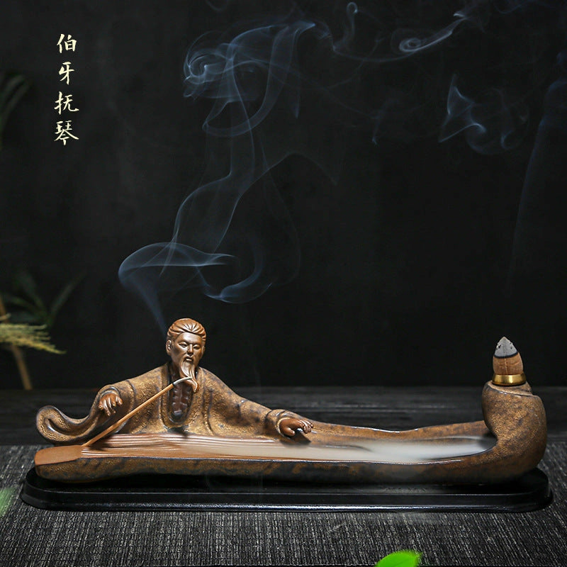 Meditation Cascade Backflow Incense Burner - Eastern Aura detail image 2