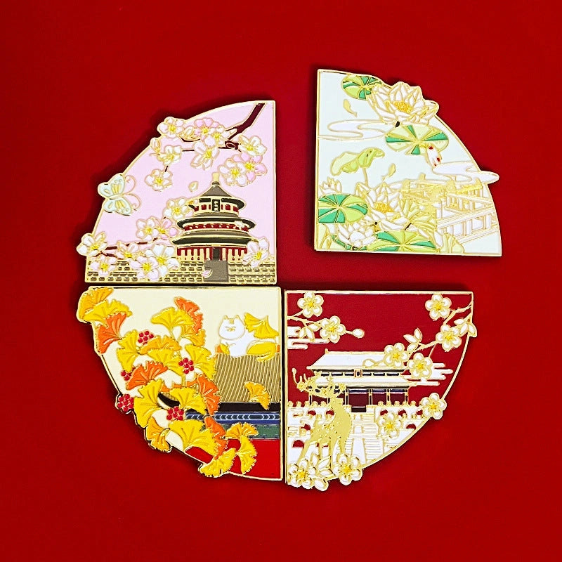 Four Seasons of the Forbidden City Art Magnet - Eastern Aura product image 10