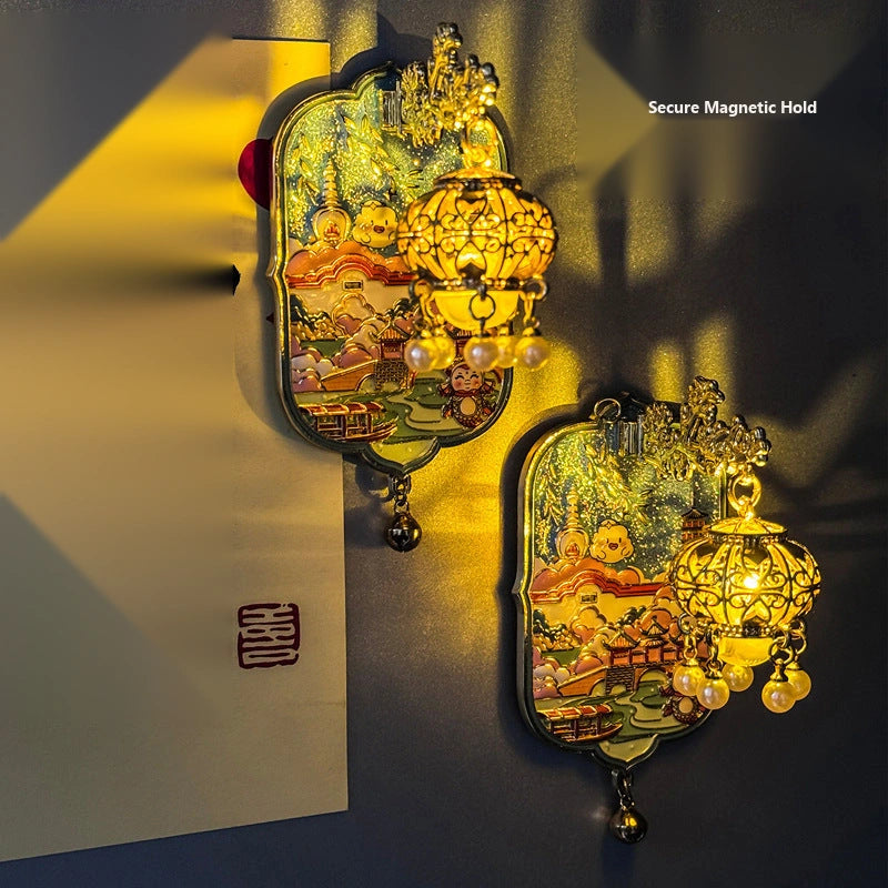 Shouxi Lake Lantern Art Magnet - Eastern Aura product image 3
