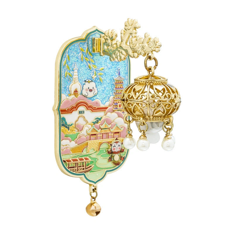 Shouxi Lake Lantern Art Magnet - Eastern Aura product image 5