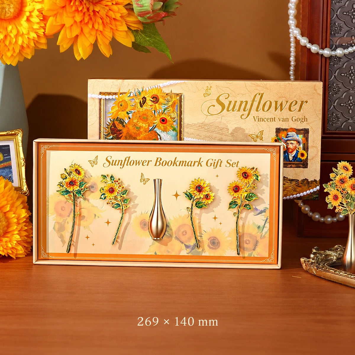 Eastern Aura Four Seasons Floral Bookmark Gift Set — product detail image 7