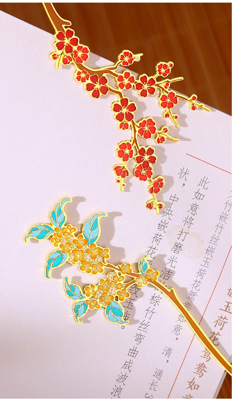 Eastern Aura Four Seasons Floral Bookmark Gift Set — product detail image 15
