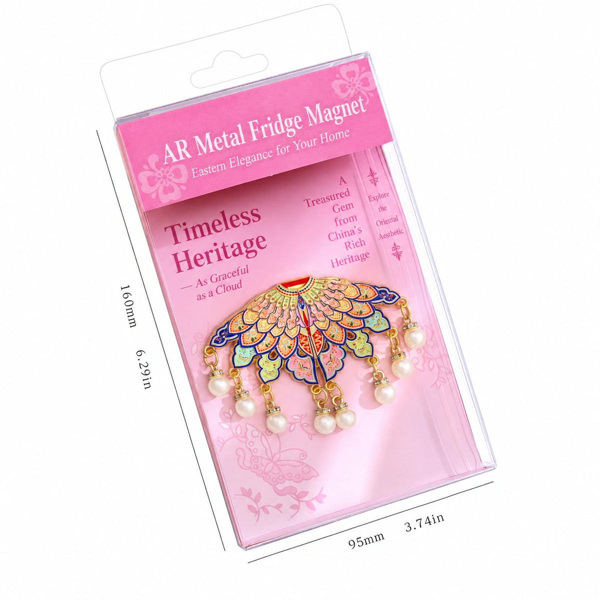 Eastern Aura Cloud Shoulder Heritage Art Magnet — product detail image 5
