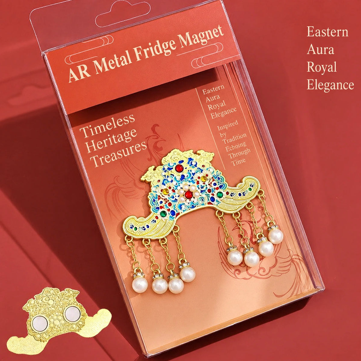 Eastern Aura Cloud Shoulder Heritage Art Magnet — product detail image 7