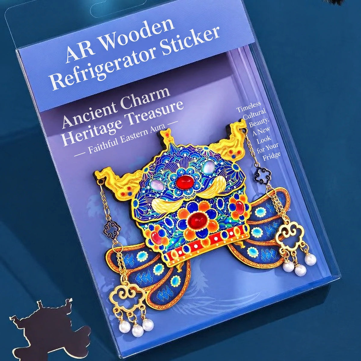 Eastern Aura Cloud Shoulder Heritage Art Magnet — product detail image 11