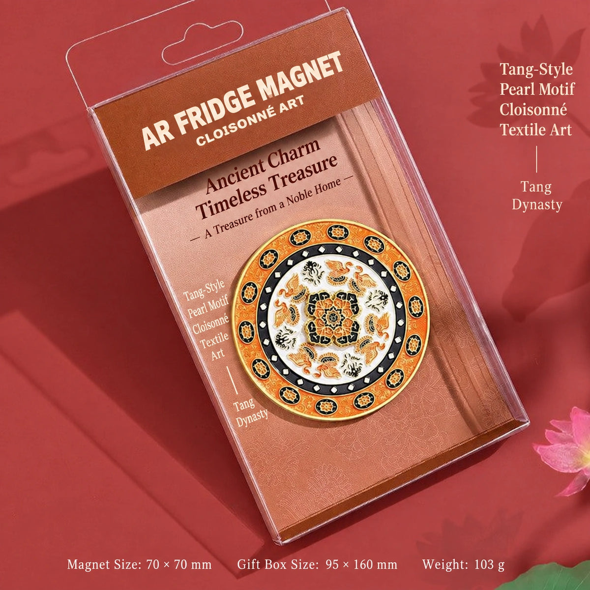 Eastern Aura Cloud Shoulder Heritage Art Magnet — product detail image 15