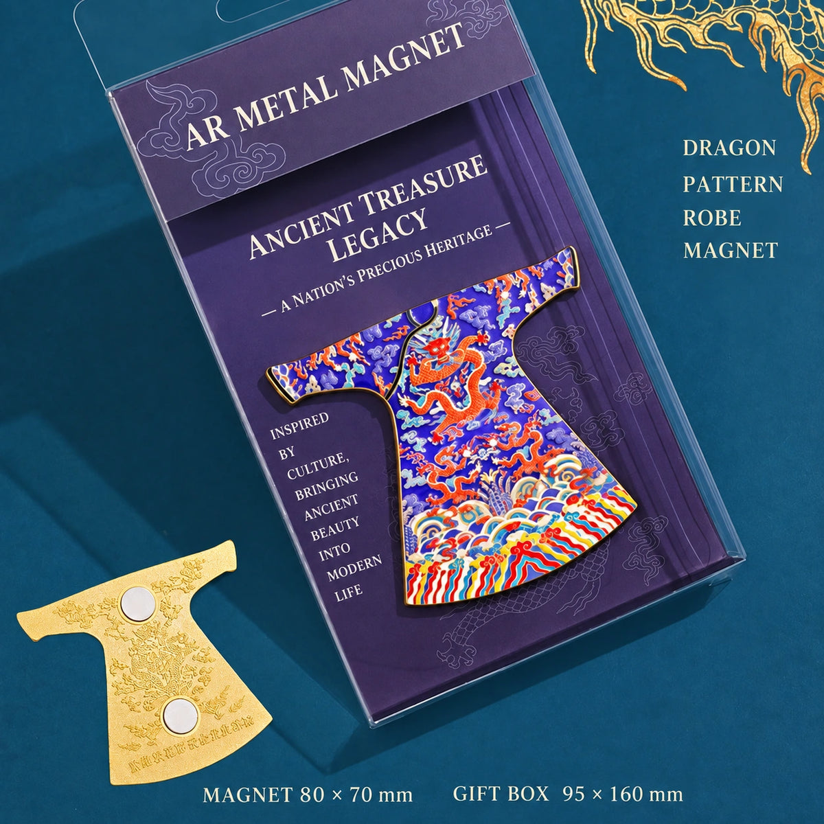 Eastern Aura Cloud Shoulder Heritage Art Magnet — product detail image 17