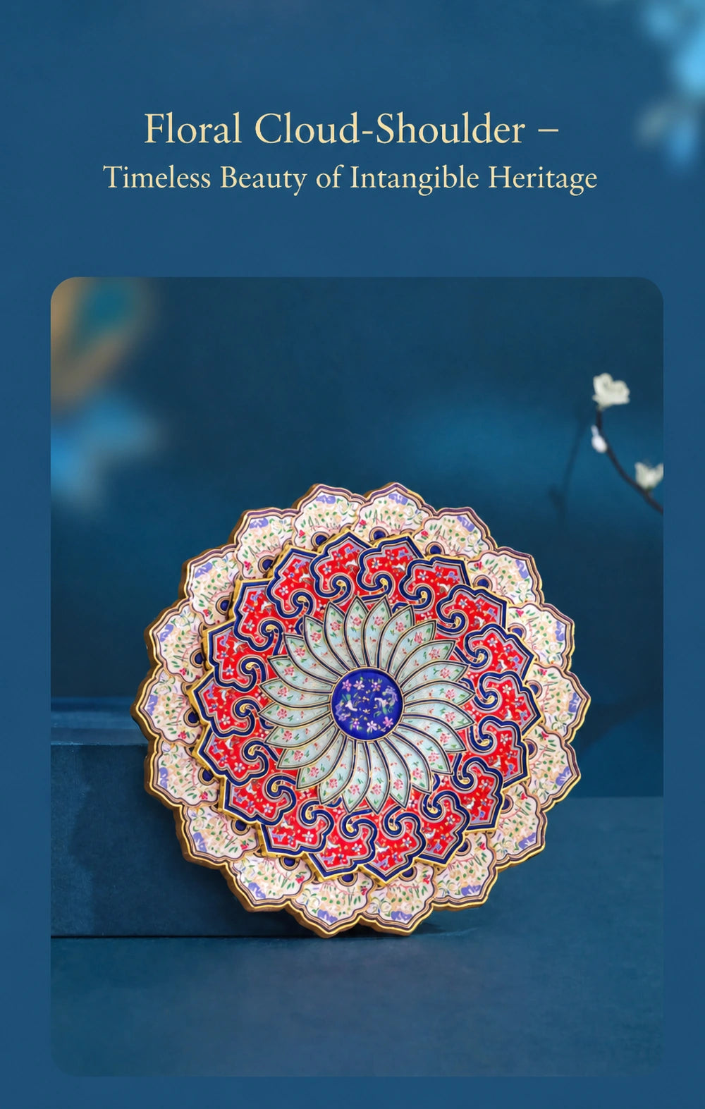 Eastern Aura Cloud Shoulder Heritage Art Magnet — product detail image 30